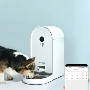 Automatinis Šunų Kačių išmanųjį Fotoaparatą, Finansuojantysis 6L Didelės Talpos App Kontroliuoti Smart Maisto Indelio su WiFi, Balso Įrašymo,Set Laikmatis