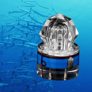 Didmeninė LED Giliai Lašas po vandeniu Diamond Žvejybos Mirksi Šviesos Masalas Suvilioti Kalmarai Strobe Lauko Priemonė Žuvis lašas laivybos