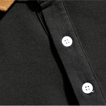 2019 Plius Dydis S-5XL Nauja, vyriški Polo Marškinėliai Kokybės Vyrai Medvilnės trumpomis Rankovėmis marškiniai Markių megztiniai Vasaros Mens polo Marškinėliai