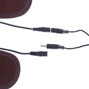Naujas USB Elektriniai Pliušinis Kailis Šildymo Vidpadžiai Žiemą Laikyti Šiltai Pėdų Batų Vidpadžio