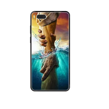 Jėzus Kristus Telefoną atveju Xiaomi Mi 6 8 9 A1 2 3 Mix3 Mix2 Mix2S X T Lite Pro black tapybos premjero 3D ląstelių viršelis minkštas