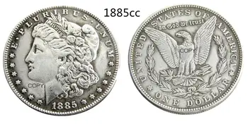JAV 1885-CC Morgan Doleris Sidabro Padengtą Kopijuoti Monetos