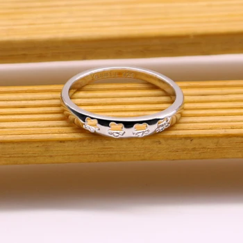 Bohemija, autentiški skatinimo romantiška amžinos meilės Žiedai 925 sterlingas sidabro ponios piršto žiedai, moterų papuošalai vestuvių dovana