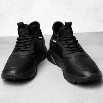 2019 stiliaus mados vyriški batai atsitiktinis natūralios odos vyriška butai sportbačiai aukštis didėja batų žmogus gražus platforma bateliai vyrams