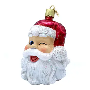 1pc Animacinių filmų Kalėdų Eglutės Ornamentu Mielas Santa Claus Pakabukas (Raudonos, Baltos)