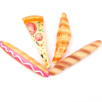 1Pc Naujovė Hot Dog Duona, Batonai Croissant Pica Formos Tušinukas Mokykliniai Reikmenys Studentų Raštinės reikmenys šratinukas Lašas Laivas