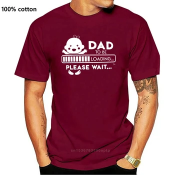 1Tee Mens Tėtis Būti Pakrovimas, Prašome Palaukti, Marškinėliai