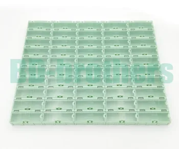 Originalus 2# Žalia Komponentų saugojimo dėžutė Kvadratinė IC Komponentai Dėžės SMT SMD Wen tai Dėžės Derinys Plastiko Atveju 500pcs/daug