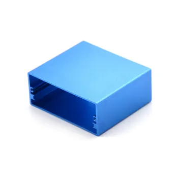 1PC Elektroninių Projekto Talpyklos Atveju Mėlyna Aliuminio PCB Priemonių Didmeninė Box 50*58*24MM