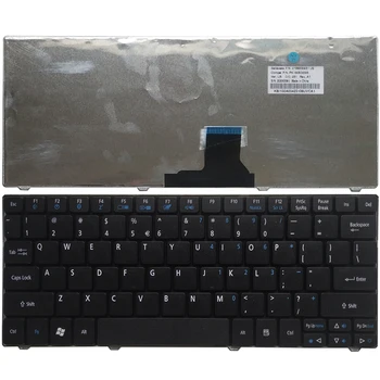 NAUJAS JAV Klaviatūros ACER Aspire one 722 722H 751 200 FO200 201 MUMS nešiojamojo kompiuterio klaviatūra juoda