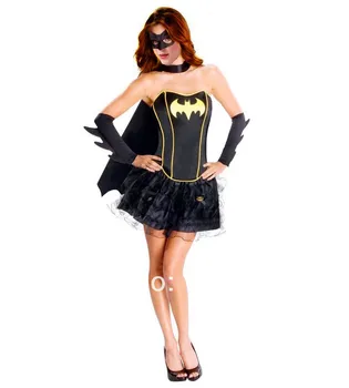 Karšto pardavimo Ponios Batgirl Bat Mergina, Moteris, Super Herojus Gotham Helovinas Supermeno Kostiumas disfraz
