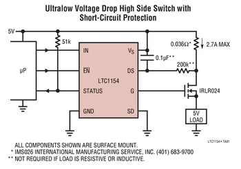 LTC1154CS8 LTC1154 - High-Side Micropower MOSFET Driver