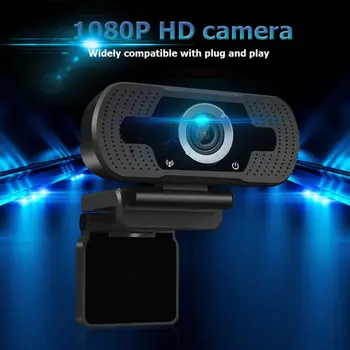 1080P Full Auto Focus Web Kamera, Plačiaekranis, USB Kompiuterio, Fotoaparato, KOMPIUTERIO, Nešiojamojo kompiuterio Darbalaukio Mac Srautinio Vaizdo Skambučių