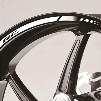 Naujų Motociklų vidinio rato Lipdukai ratlankio atspindintis apdailos lipdukai KTM RC 390 125 200
