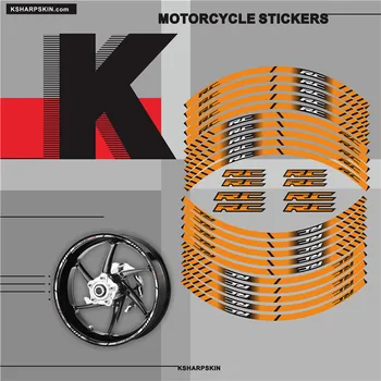 Naujų Motociklų vidinio rato Lipdukai ratlankio atspindintis apdailos lipdukai KTM RC 390 125 200