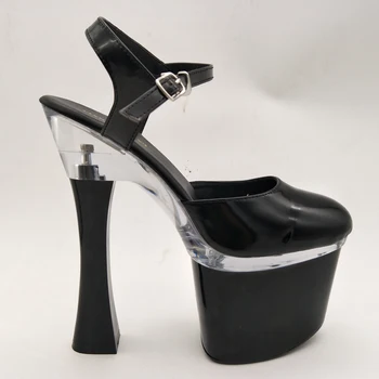 LAIJIANJINXIA Naujas 18 cm super aukštakulnius sandalus naktinis klubas batų gamintojai pardavimas naujų pardavimo Smaigalys Aukštakulniai moteriški bateliai