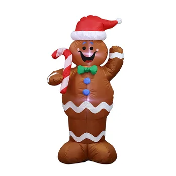 1,5 m Pripučiami Santa Claus Sniego Žmogus Lėlės Meduoliai su imbiero priedais, Uždaras Lauko Kiemas, Sodas, Veja Kalėdų Dekoracijas Pripučiamos Lėlės, Žaislai