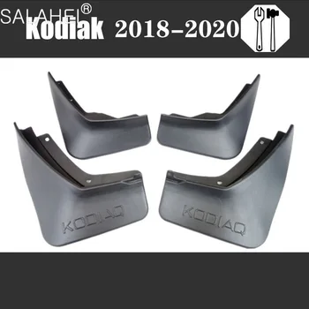 Naujas 4PC Automobilį Keisti Purvo Atvartai Tinka Skoda Kodiak Kodiak GT 2018 2019 2020 Auto Sparnas Splash Atvartais Purvasargių Priekinis Sparnas Galinis