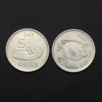 Fidžis 5 Centų Originali Originalus Monetų Realių Išdavimą, Rinkimo Monetos Unc