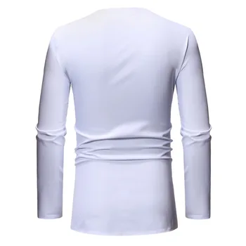 Vyrai Baltos V Kaklo Marškinėlius 2020 Nauja Afrikos Dashiki Spausdinti Marškinėliai Vyrams, Atsitiktinis Streetwear Afrikos Drabužiai, Marškinėliai Homme XXXL