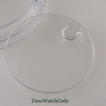 Sapphire crystal glass atsargines dalis žiūrėti atveju, pakaitalai 29.5 mm su didinamasis stiklas