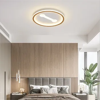 2020 m. naujų lubų lempa, led paprasta modernus apvalių aikštėje miegamojo lempa Šiaurės kūrybos ultra-plonas kambarį apšvietimo lempų