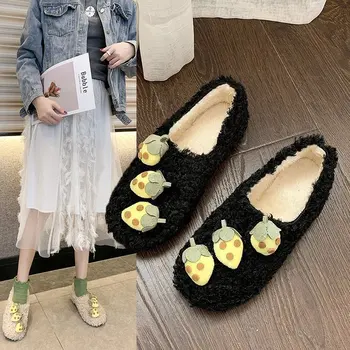 Naujas mados atsitiktinis ponios batai Zapatos planos de mujer de moda para mujer patogus Seklių butas batai mokasīni, batai H12-19