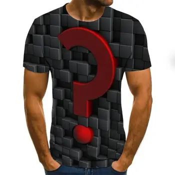 Nauji karšto parduoti vyrų drabužiai 2020 3D vyriški T-Shirt Vasaros spausdinti atsitiktinis marškinėliai Plius dydis O-Kaklo trumpomis rankovėmis mados marškinėliai
