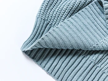 Toppies 2020 m. rudens žiemos megzti megztinis moterų apvalios kaklo puloveriai) su ilgomis rankovėmis jersey vintage drabužiai, žieminiai drabužiai moterims
