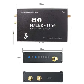 2020 naujausias versija HackRF Vieną usb platforma, SST Software Apibrėžta Radijo 1MHz iki 6GHz demo valdybos+TCXO +Metalas atveju + Antena