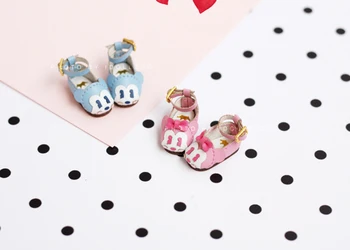 1Pairs Mielas OB11 Lėlės Mickey Minnie batai Priedų (tinka ob11,obitsu11,Holala,Artimųjų Blyth lėlės)