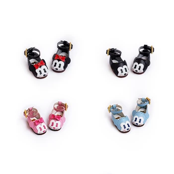 1Pairs Mielas OB11 Lėlės Mickey Minnie batai Priedų (tinka ob11,obitsu11,Holala,Artimųjų Blyth lėlės)