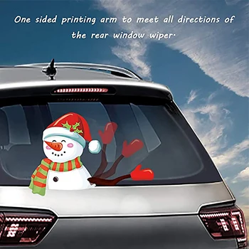Automobilių Lipdukai Lipdukai Galinio Stiklo Valytuvas Lipdukai Kalėdų Galinio Stiklų Lipdukai Automobilių Vandeniui Automobilių Lipdukai Santa Claus ELk