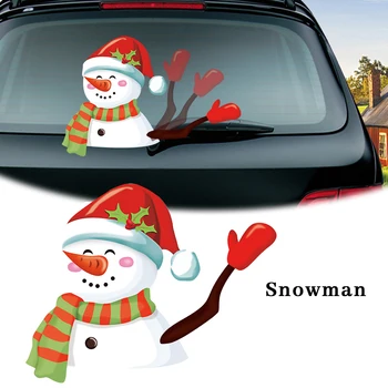 Automobilių Lipdukai Lipdukai Galinio Stiklo Valytuvas Lipdukai Kalėdų Galinio Stiklų Lipdukai Automobilių Vandeniui Automobilių Lipdukai Santa Claus ELk