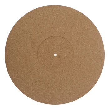 Korko LP Slip Mat 2mm Storio Anti-Static Slipmat 12 Colių LP Vinilo Įrašas