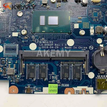 LA-D562P mainboard Lenovo 110-15isk Nešiojamas plokštė LA-D562P I5-6200u CPU, 4GB Bandymo dirbti originalus