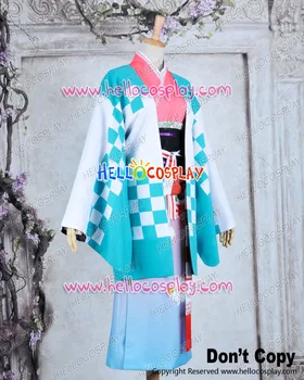 Mėlyna Egzorcistas Shiemi Moriyama Cosplay Kostiumų Kimono Suknelę H008