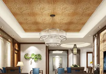 Kinijos lubų užsakymą namų dekoro tapetai, 3D riba Bijūnų medžio drožyba Už kambarį miegamieji sienos dokumentų namų dekoro 3d