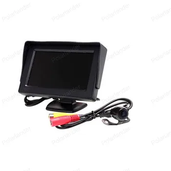 Naujas! Rezoliucija 480x234 Automobilio Galinio vaizdo LCD Ekranas 4.3 colių /Fotoaparatas Tiekimo HD Ekranas, borto Ekranas