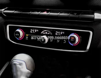 Interjero Konsolė Oro Sąlygos Perjungti Padengti Apdaila 1pcs Audi A3 S3-2019 Automobilių accesories interjero Automobilio Apdaila