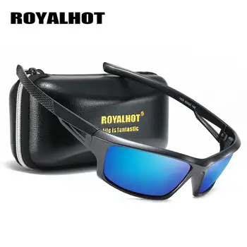 RoyalHot Mėlyna, Poliarizuota Akiniai Nuo Saulės Akis Apsaugoti Vairavimo Atspalvių Vyras Saulės Akiniai Kelionės Žvejybos Classic 