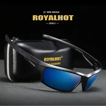RoyalHot Mėlyna, Poliarizuota Akiniai Nuo Saulės Akis Apsaugoti Vairavimo Atspalvių Vyras Saulės Akiniai Kelionės Žvejybos Classic 