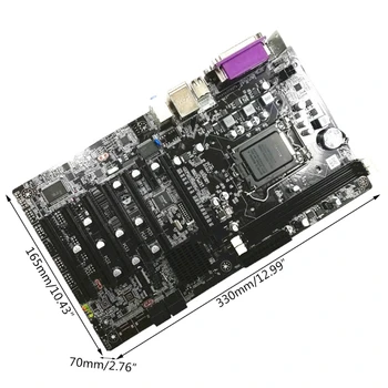 H61 DVR Plokštė LGA 1155 Lizdą Saugumo Stebėsenos Mainboard DDR3 1066/1333