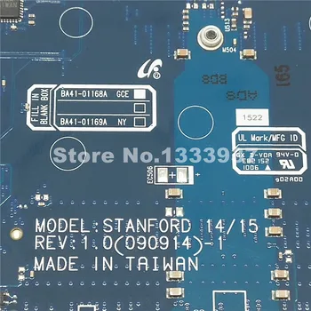 Mainboard Samsung NP-X420 NP-X418 X418 X420 nešiojamas plokštė slb92 CPU laive BA41-01168A BA41-01169A