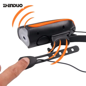 Kalnų dviračių žibintai, automobilių žibintai USB įkrovimo šviesos stiprų šviesos elektroninių ragų bell jojimo įrangos priedai