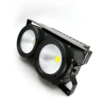 Daug Apšvietimo COB 2x100w LED Blinder 2eyes Plauti Didelės Galios DMX Scenos Profesionalų ir DJ