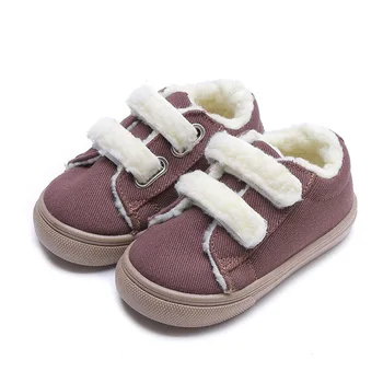 Originalus Zebra Prisiminti vaikai rudenį, žiemą šiltas batai berniukams, mergaitėms mados cheetah modelis Velcros batai vaikams, kašmyras batai