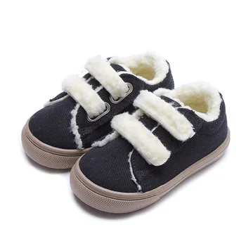 Originalus Zebra Prisiminti vaikai rudenį, žiemą šiltas batai berniukams, mergaitėms mados cheetah modelis Velcros batai vaikams, kašmyras batai