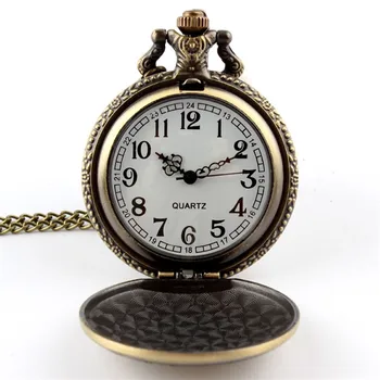 Derliaus Bronzos Kišeninio Laikrodžio Vyrų Gydytojas Dizaino Ponios Aksesuaras Grandinės Karoliai Pakabukas Kvarco Kišeniniai Relógio de bolso