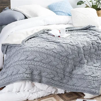 Megzti akrilo mesti antklodę pledas nešiojami Didelis rankšluostis Šilta antklodė naujųjų Metų svertinis antklodė už paklode Miego Kelionės Dangtelis